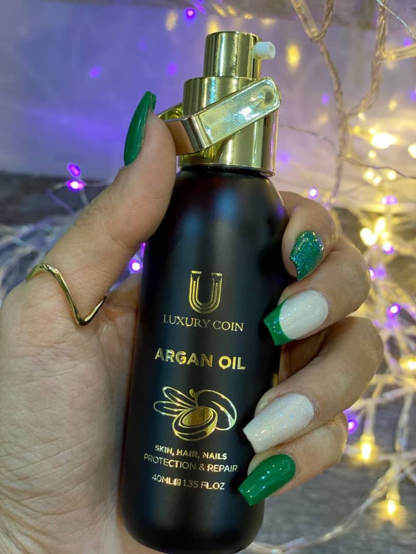 روغن آرگان اصل برند لاکچری کوین 40 میلی گرم با ارسال رایگان