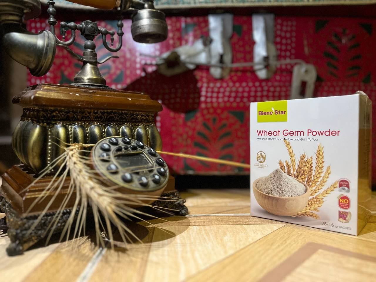 پودر جوانه گندم بین استار مناسب چاقی صورت وارسال فوری