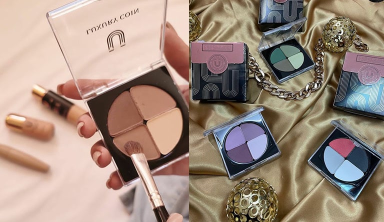 سایه چشم کوین با بافت مخملی و تنالیته‌های حرفه‌ای آرایشی