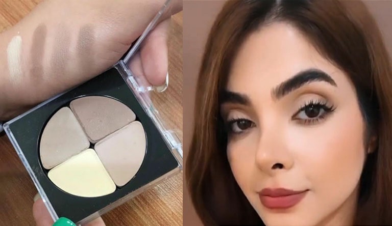 پالت سایه چشم رنگی با پوشش بالا از برند کوین