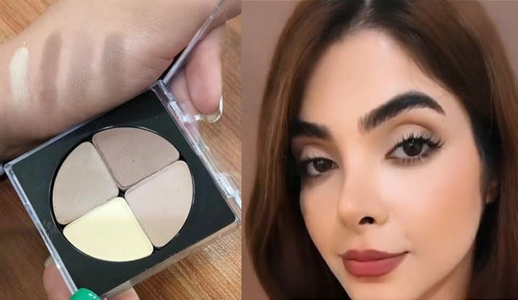 پالت سایه چشم رنگی با پوشش بالا از برند کوین