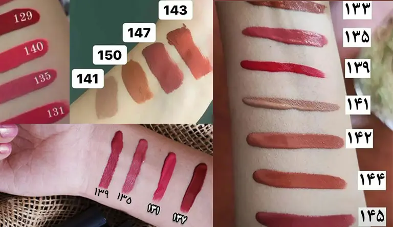 با بافت نرم و براق بارنگبندی کامل تجربه آرایش لب بی‌نقص با رژلب لاکچری کوین