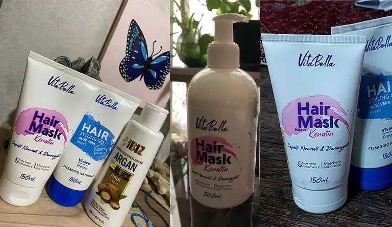 ماسک موی ویتابلا مناسب استفاده بعد از حمام برای موهایی نرم و براق