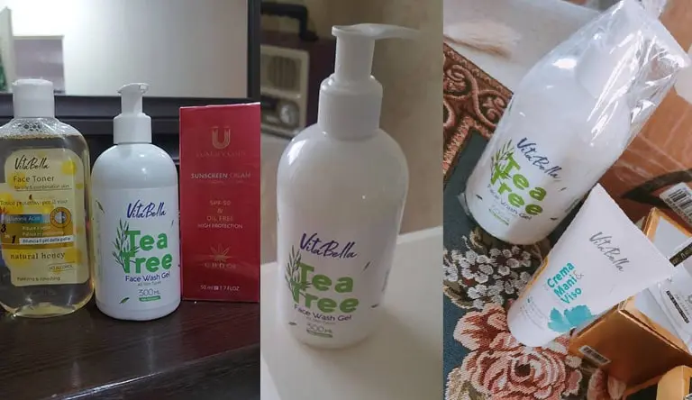 فیس واش ویتابلا اصل برای شستشوی روزانه و کنترل چربی پوست صورت