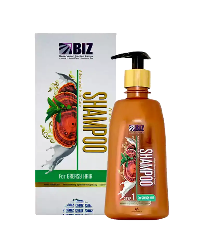شامپو عصاره قارچ گانودرما مخصوص موهای چرب باارسال رایگان