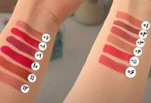 تست رنگ روی دست